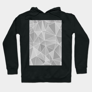 Geo Pattern (Silver Sand and White) Hoodie